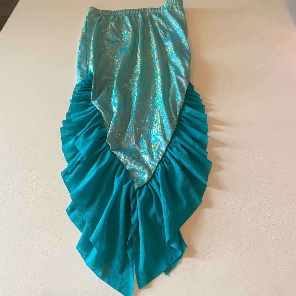 Cat & Jack Teal Holographic Mermaid Skirt